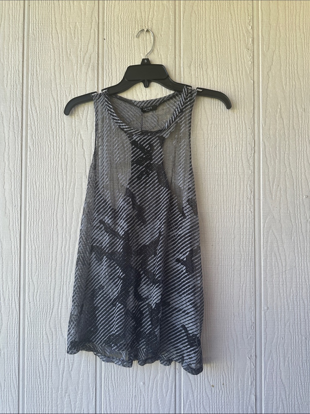 Terez Sheer Racerback Tank Top